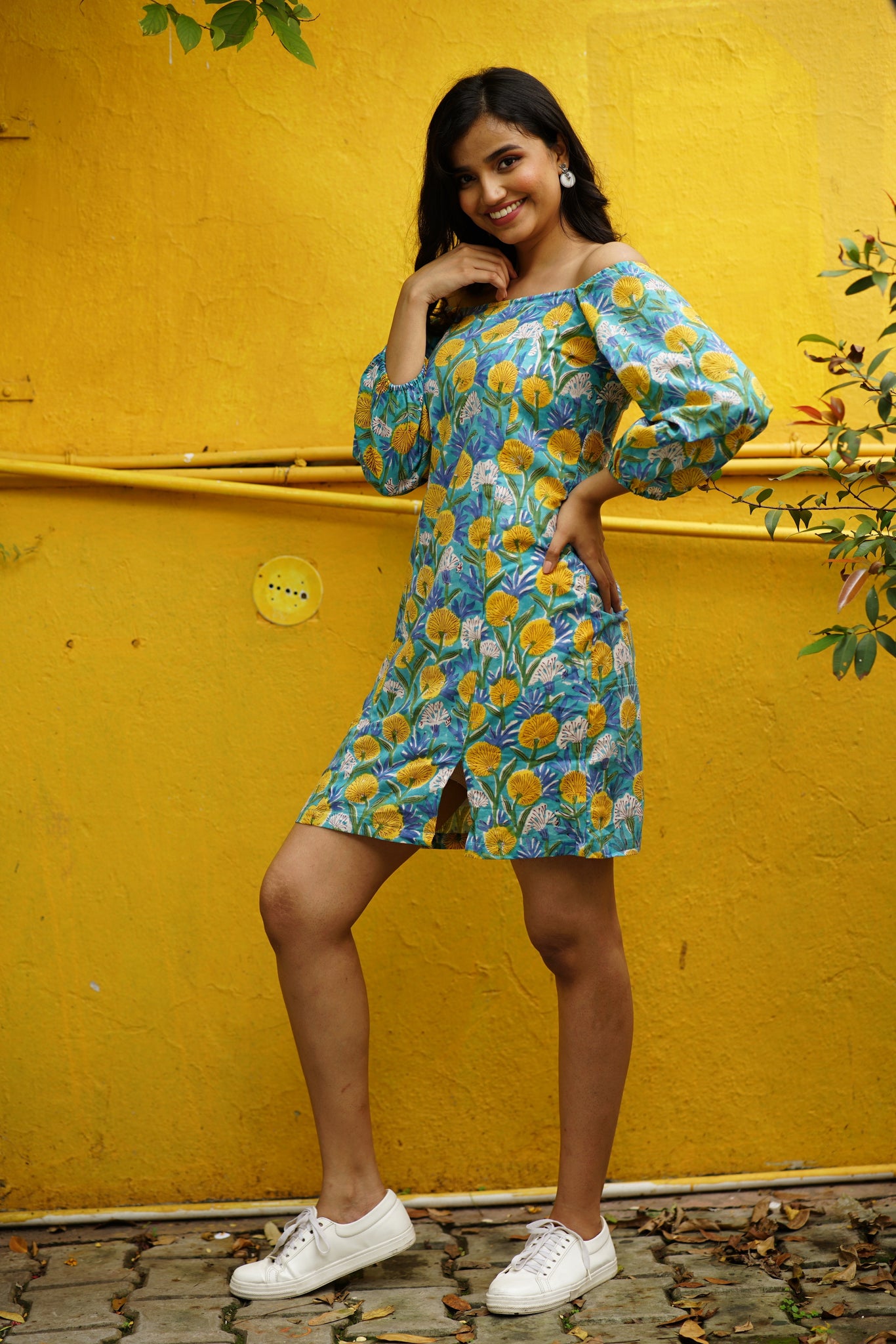 Summer dresses on your mind? Try this long cotton dress and other styles from our collection! - Cotton Village India