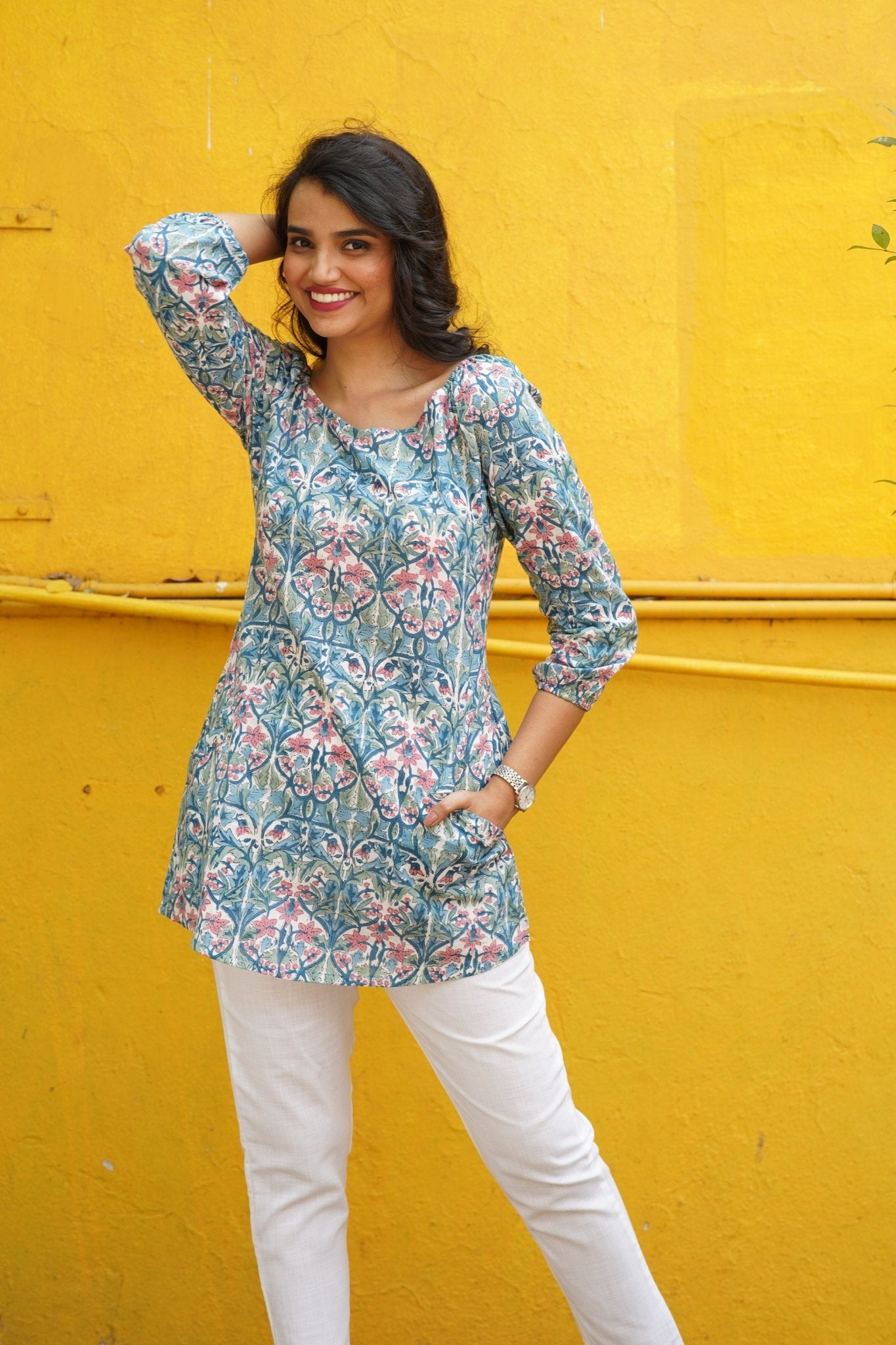 Zui - On/off Shoulder Tunic Dress Zui - On/off Shoulder Tunic Dress