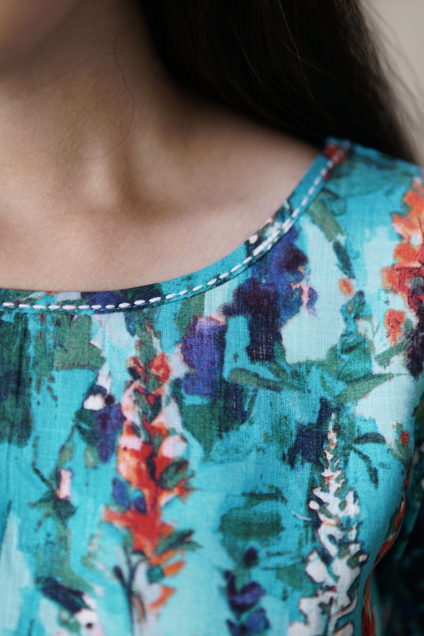 Mille Top | Asymmetric Cotton Rayon Top