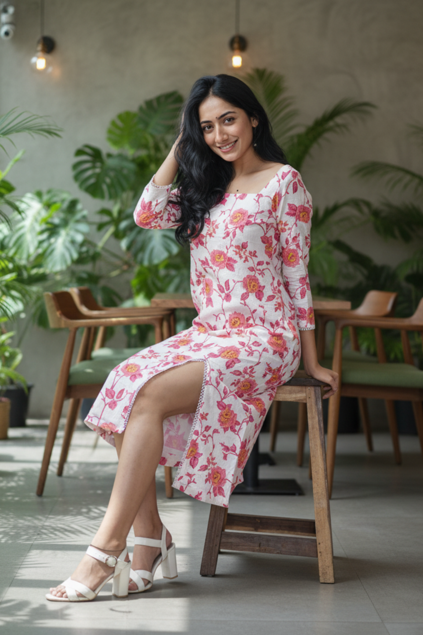 Jenny Dress | Kantha Cotton Midi Dress