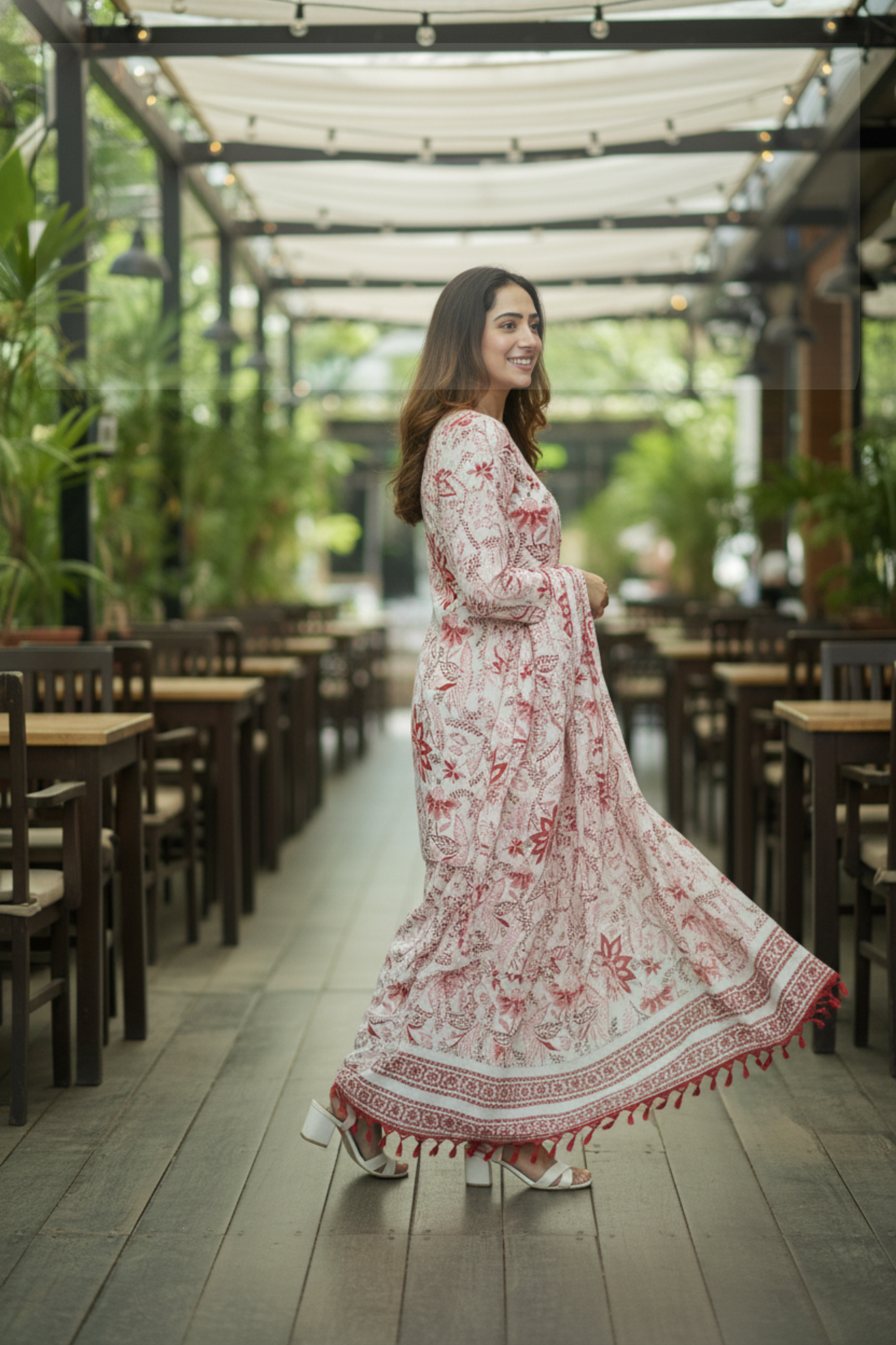 Aahana Co-ord Set | Block Print Kurta Set with Dupatta