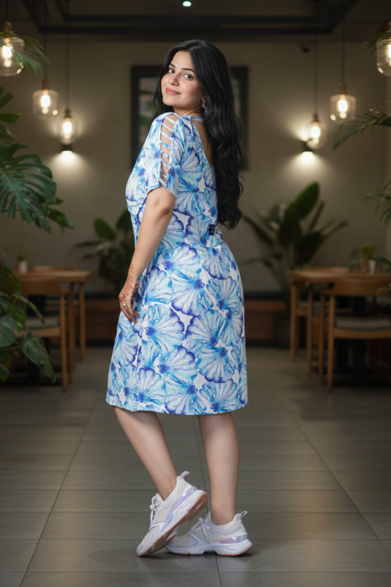 Mohana Dress | Cotton Rayon Short Dress