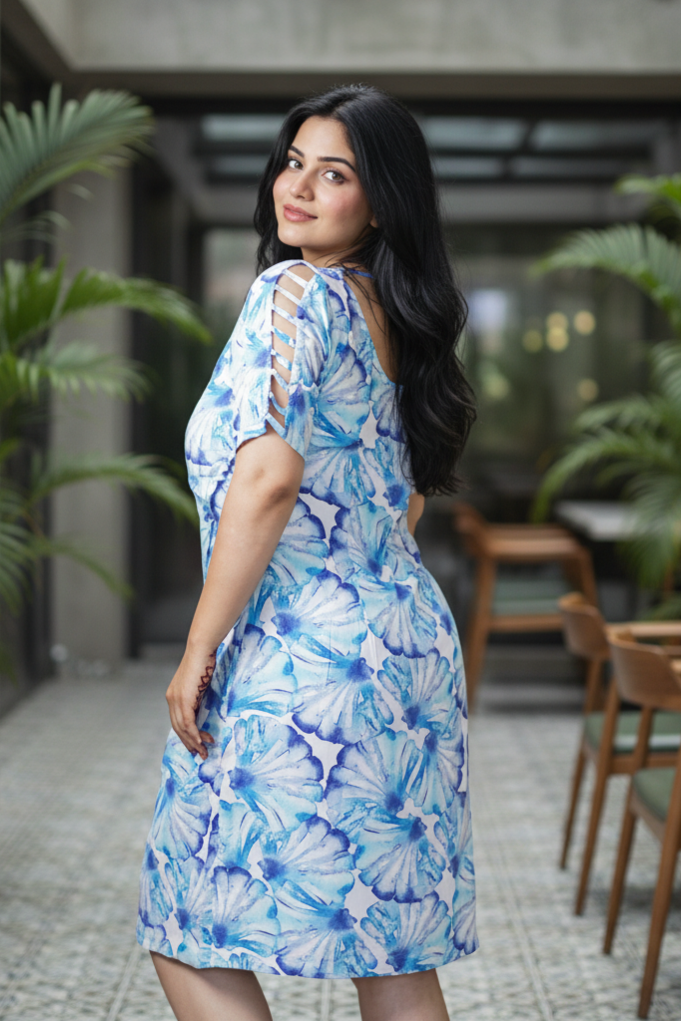 Mohana Dress | Cotton Rayon Short Dress