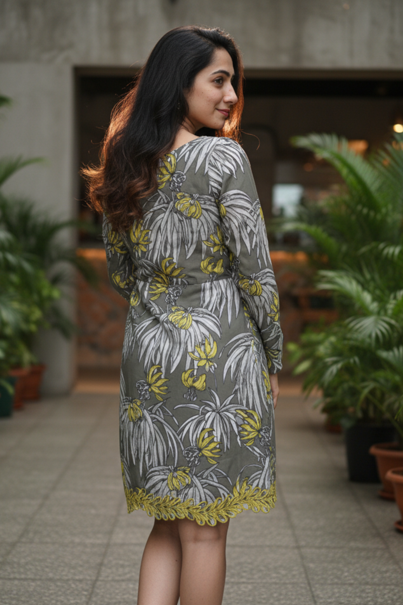 Daniela Dress | Cotton Satin Short Dress