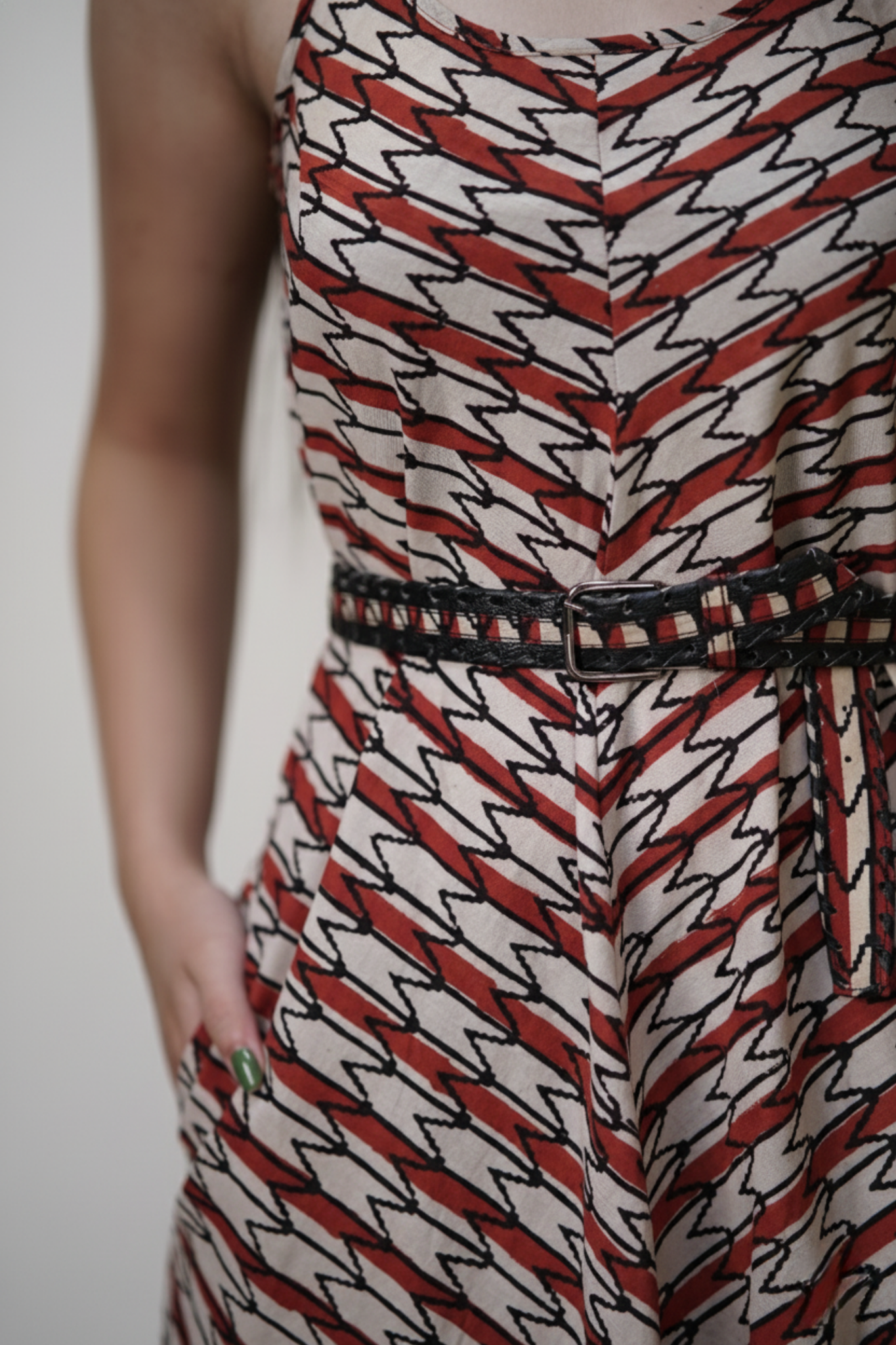 Ayra | Block Printed Cotton Bias-Cut Dress