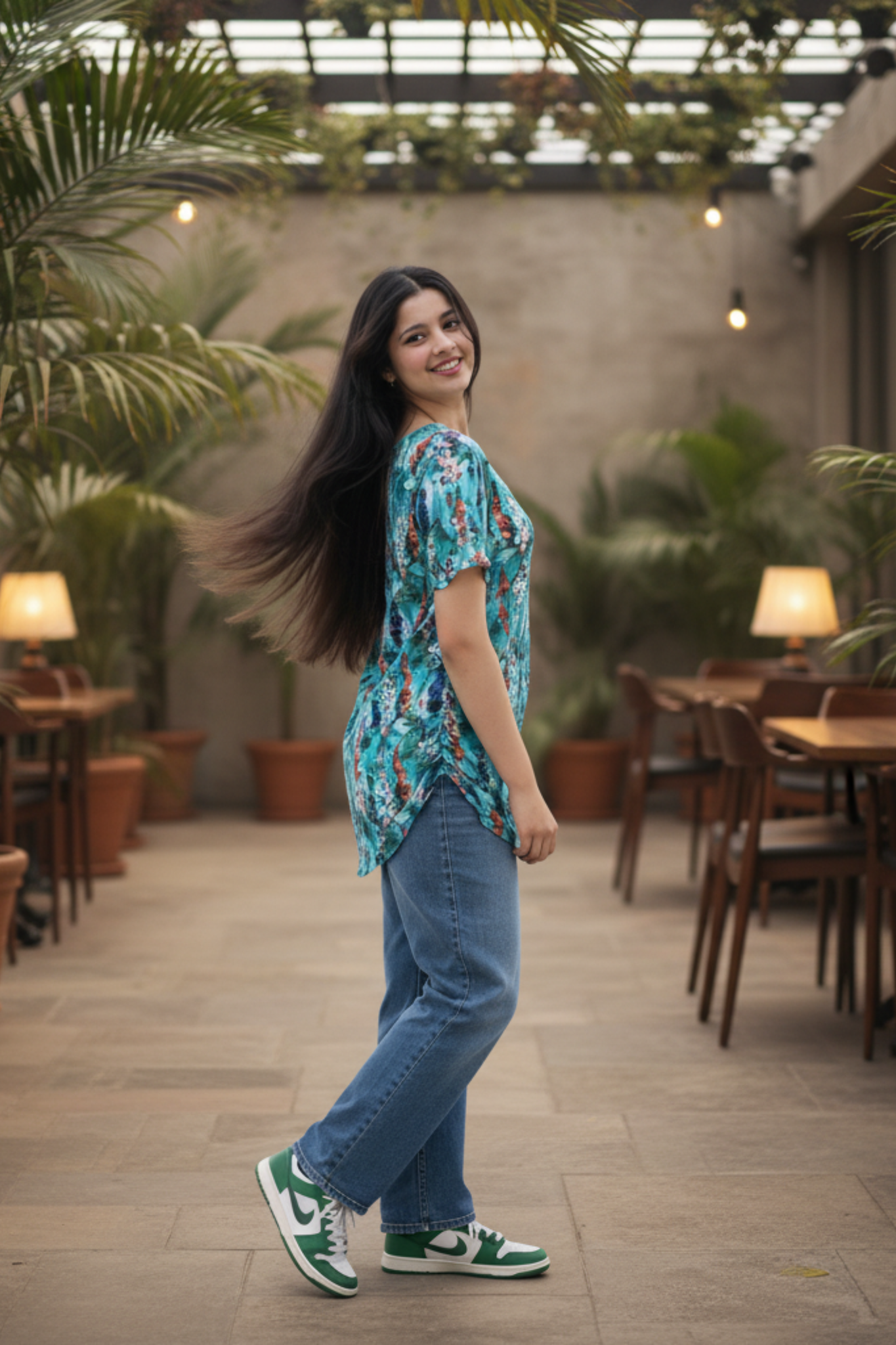 Mille Top | Asymmetric Cotton Rayon Top