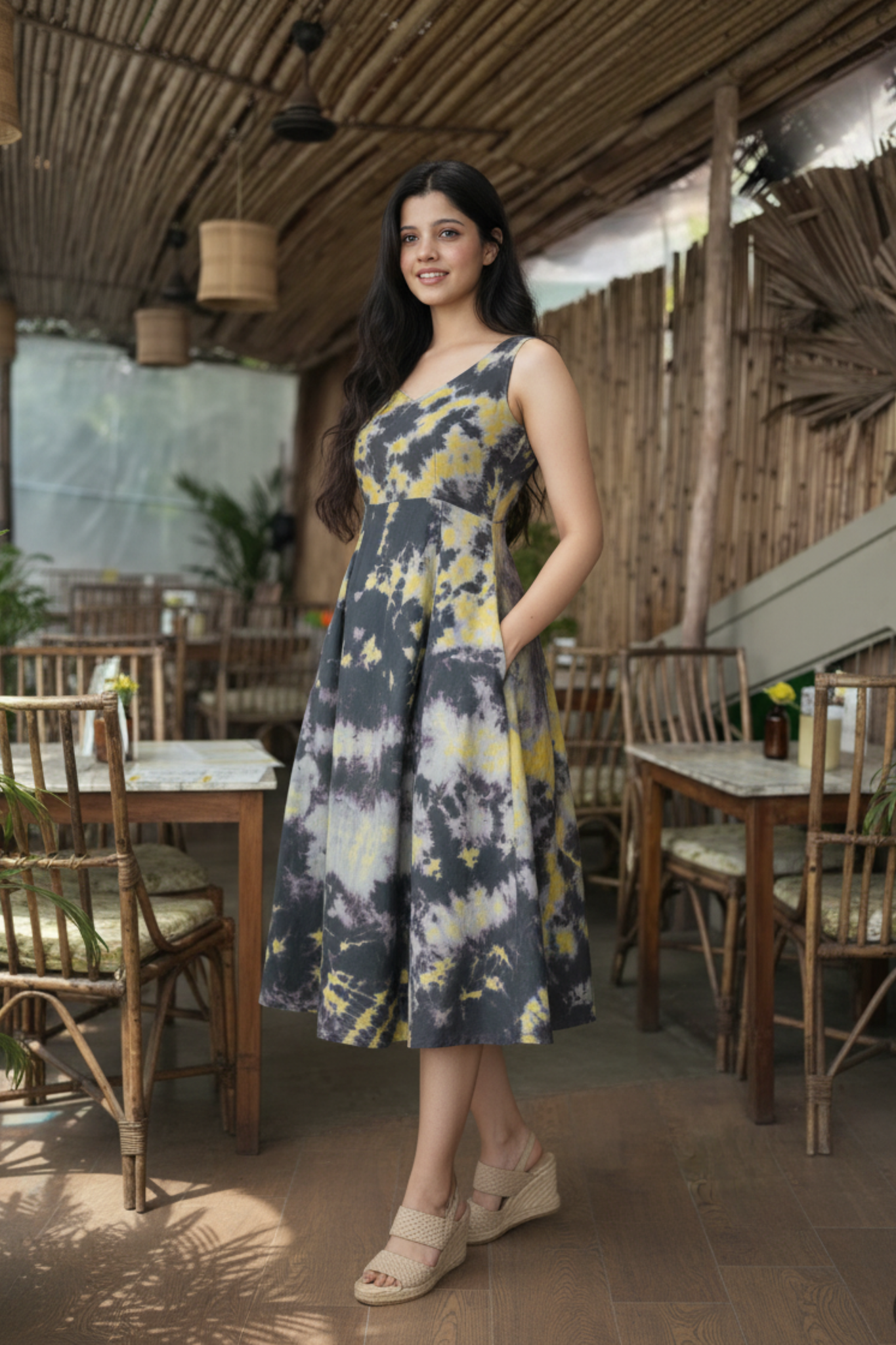 Moksha | Cotton Tie-Dye Dress