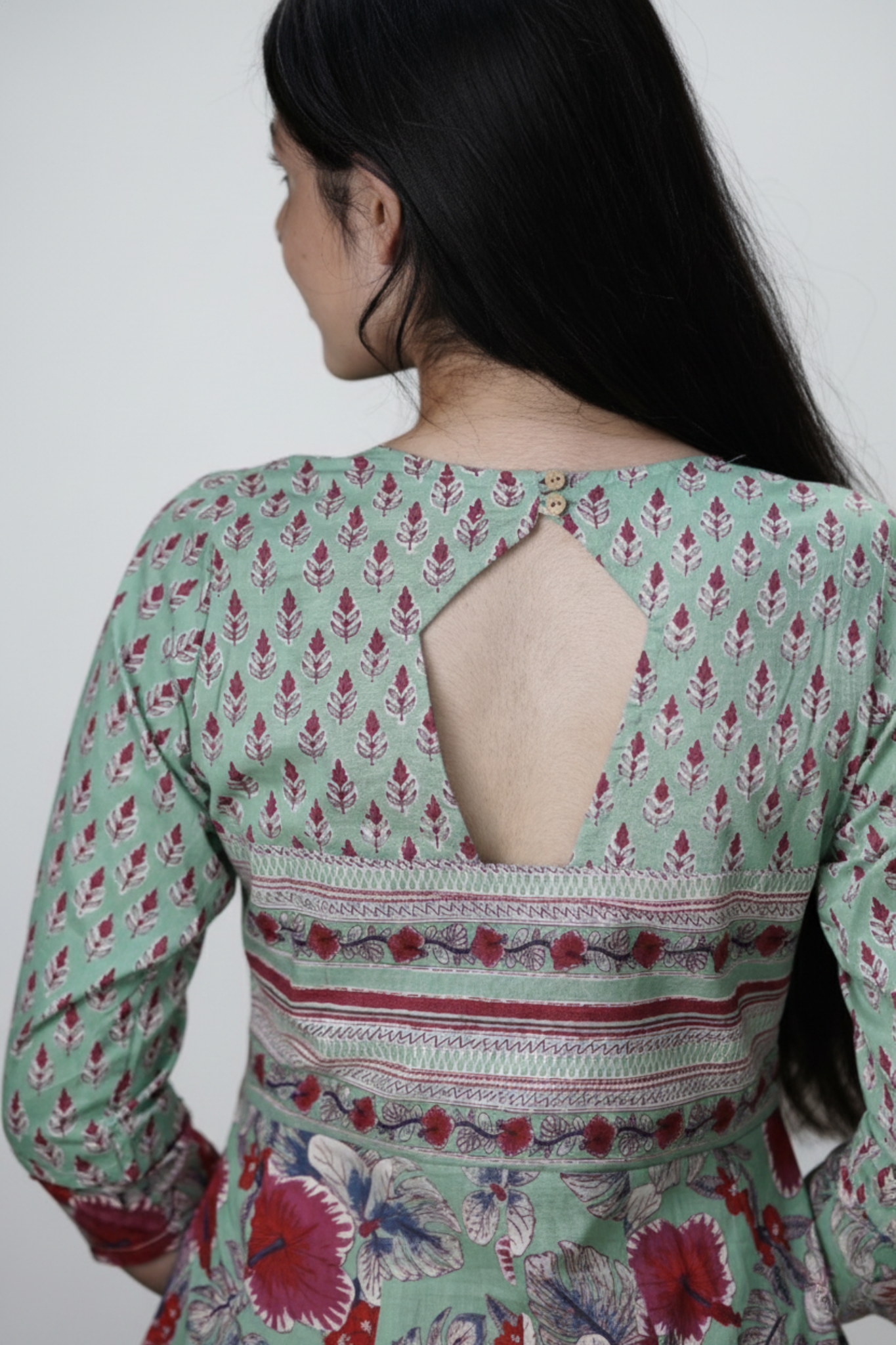 Adrika | Cotton Printed Anarkali