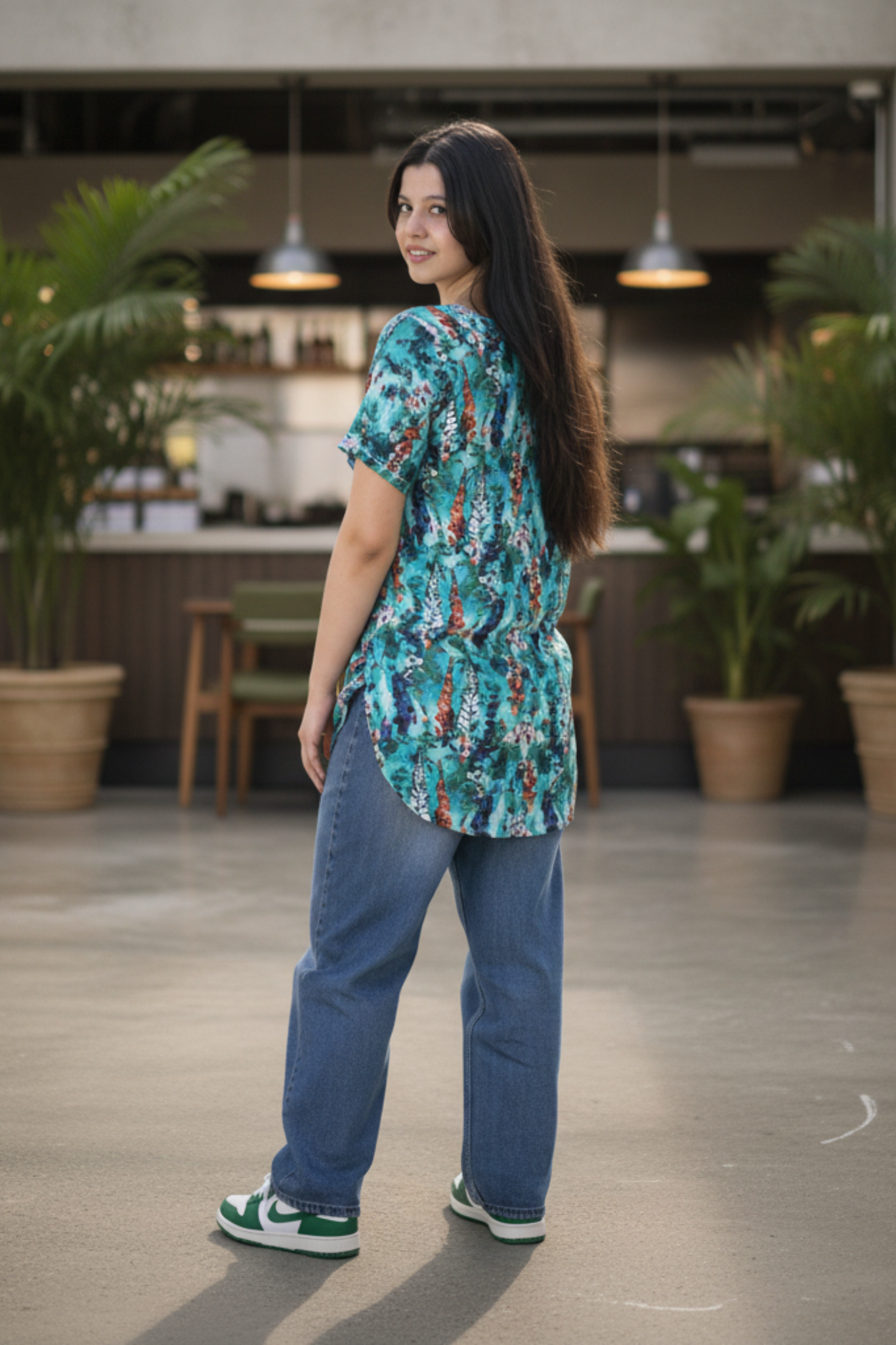 Mille Top | Asymmetric Cotton Rayon Top