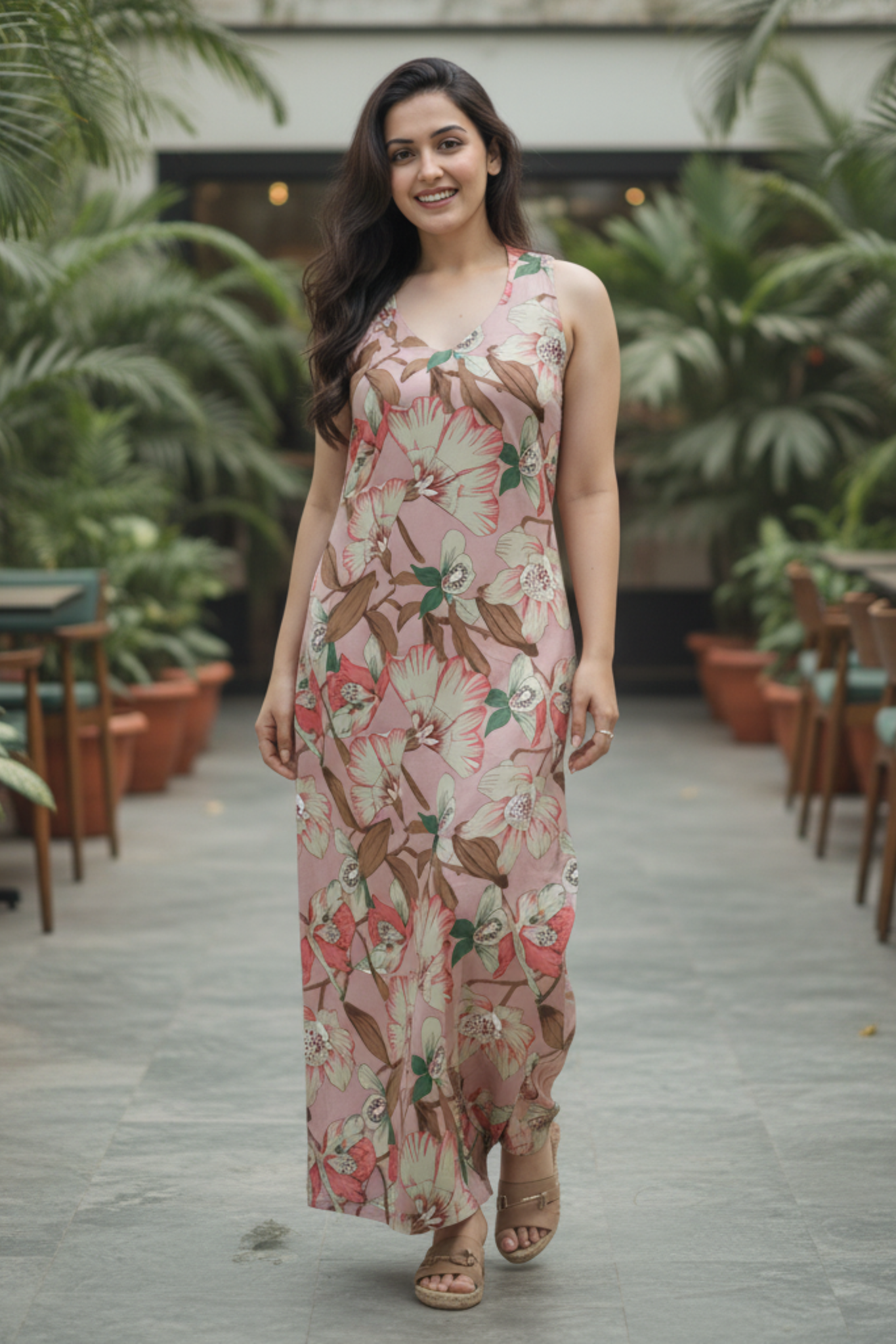 Shaarya Dress | Cotton Rayon Long Dress