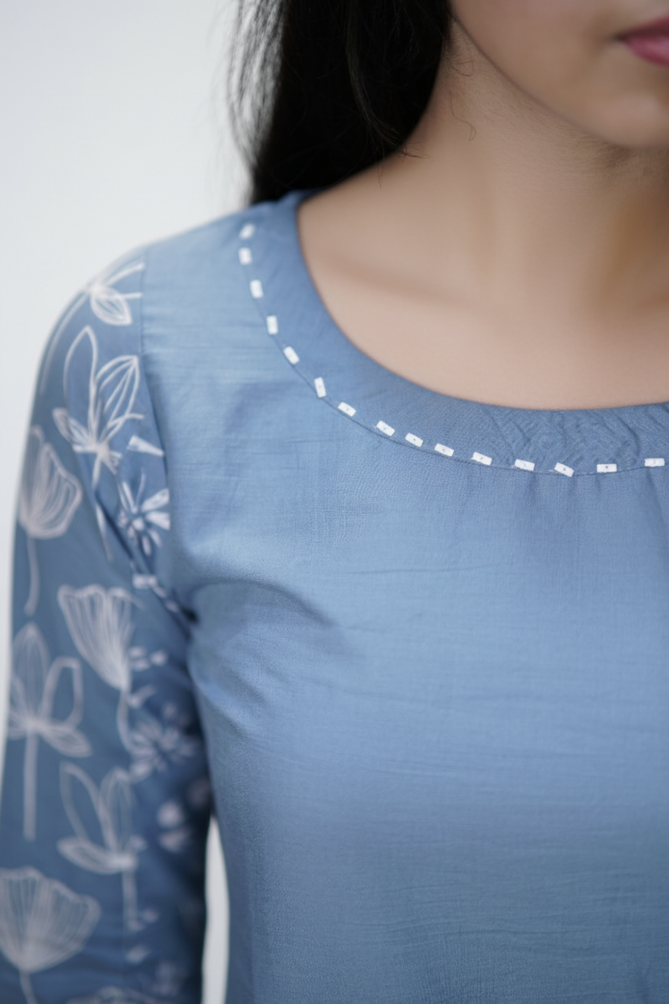 Anagha Dress | Printed Cotton Dress