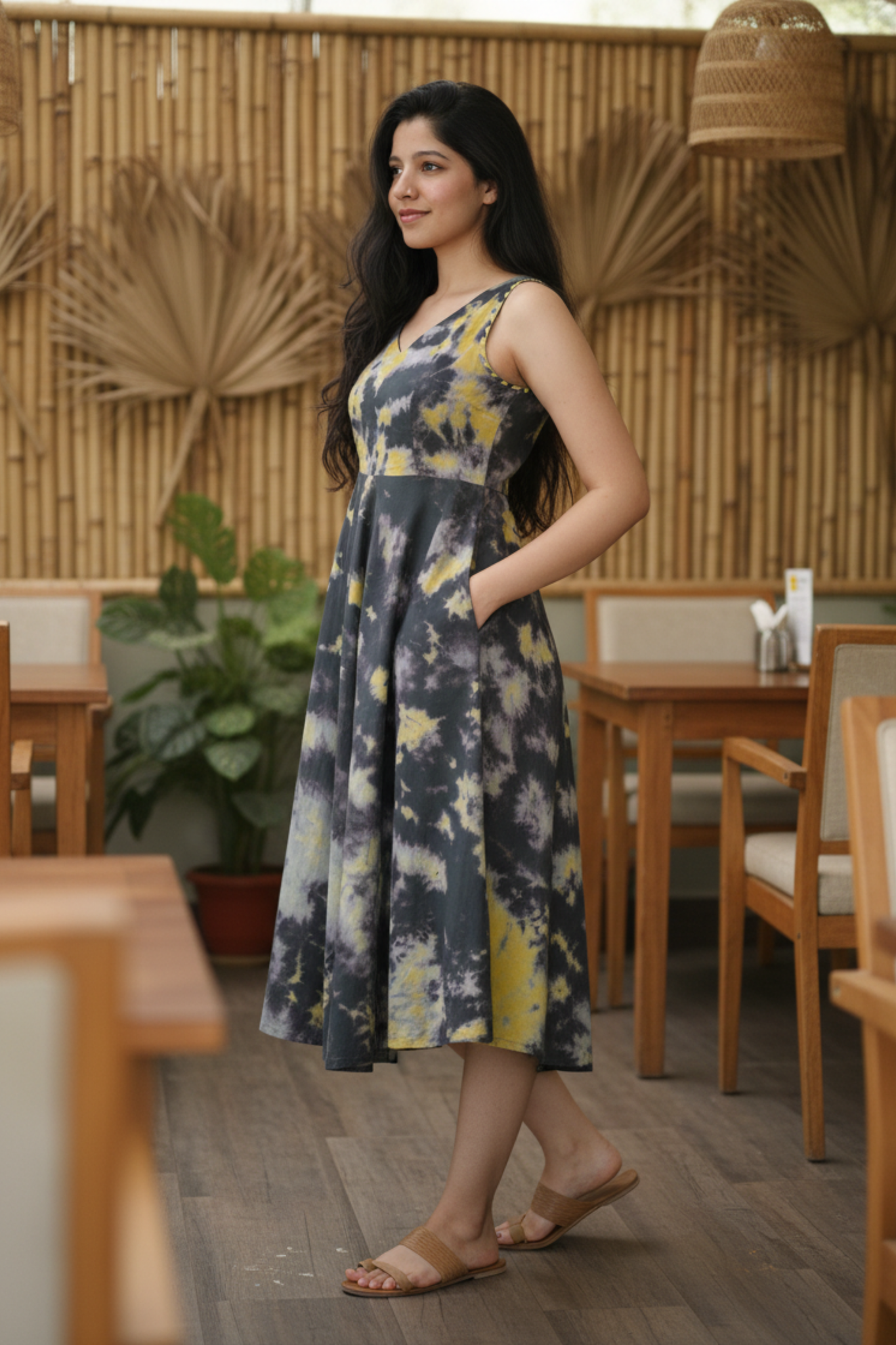 Moksha | Cotton Tie-Dye Dress