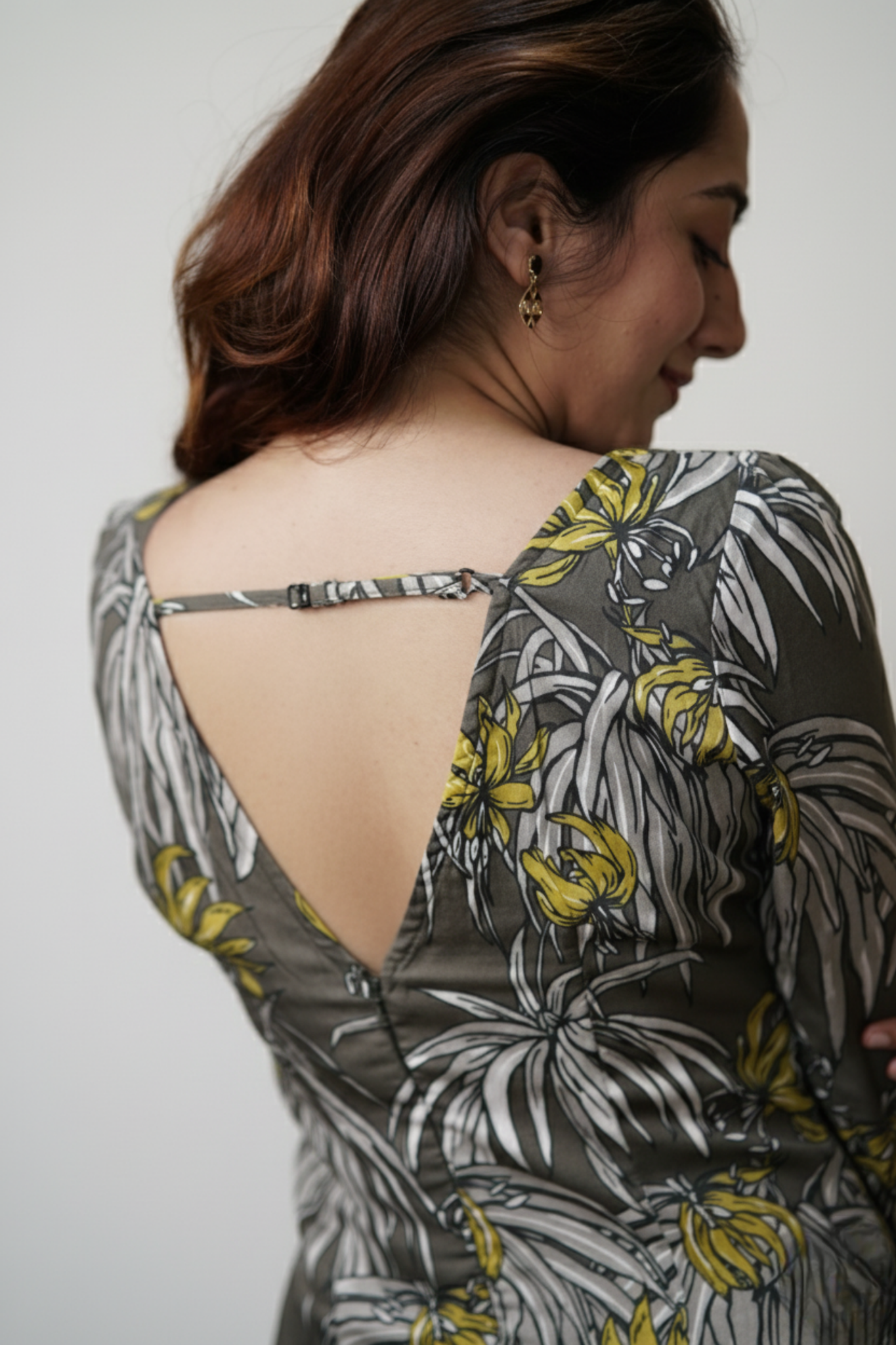 Daniela Dress | Cotton Satin Short Dress