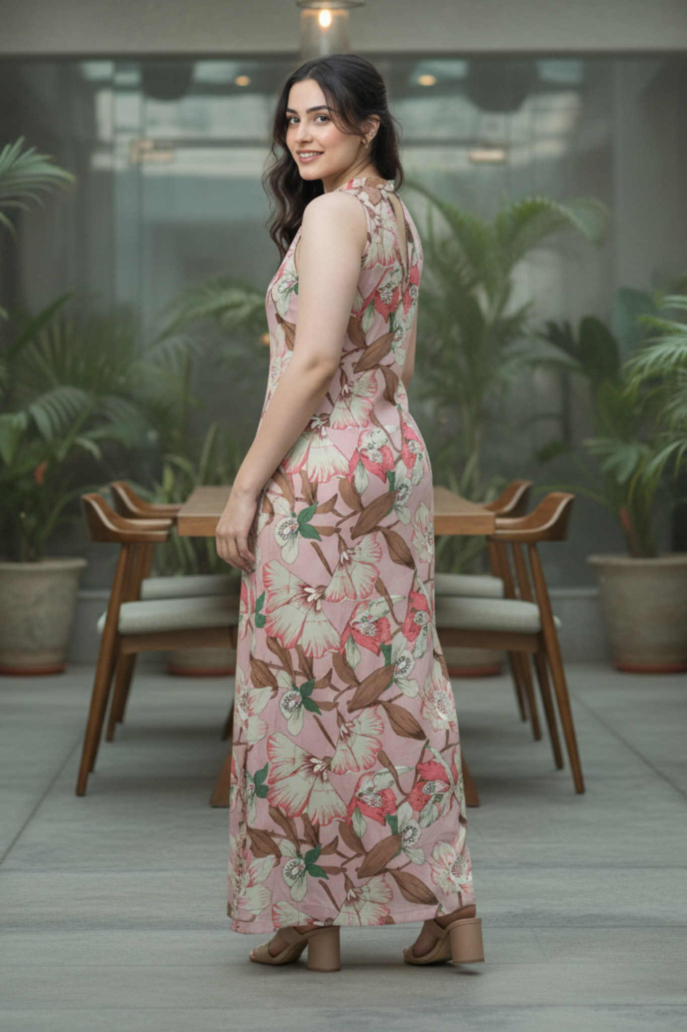 Shaarya Dress | Cotton Rayon Long Dress