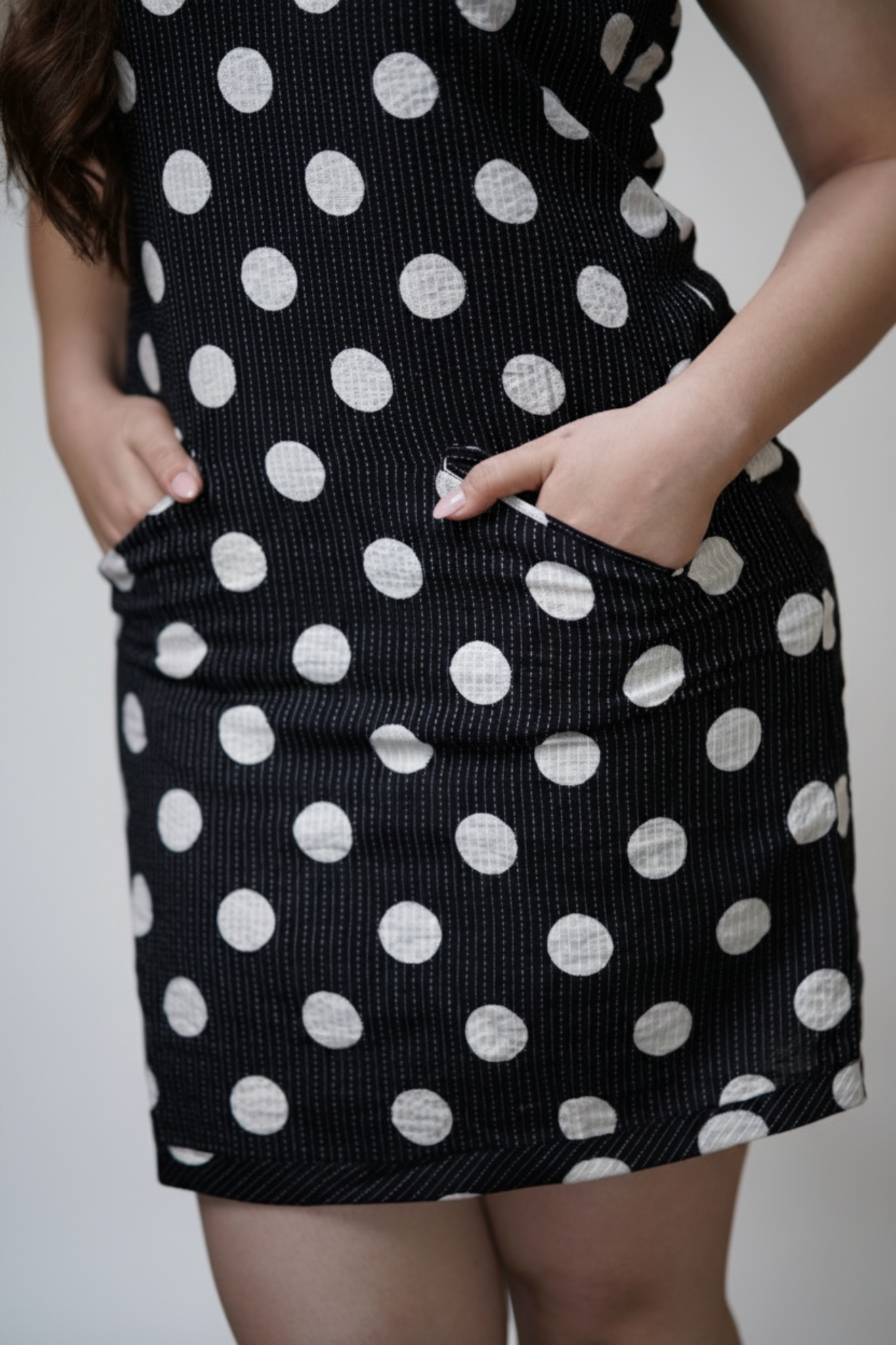 Anjana Dress | Kantha Cambric Cotton Mini Dress