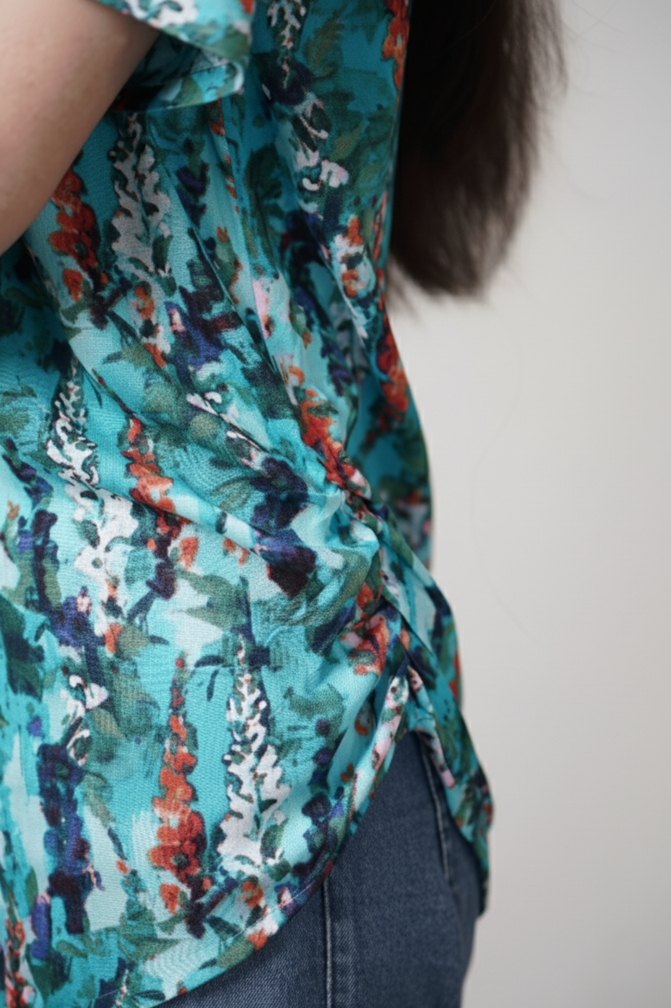 Mille Top | Asymmetric Cotton Rayon Top