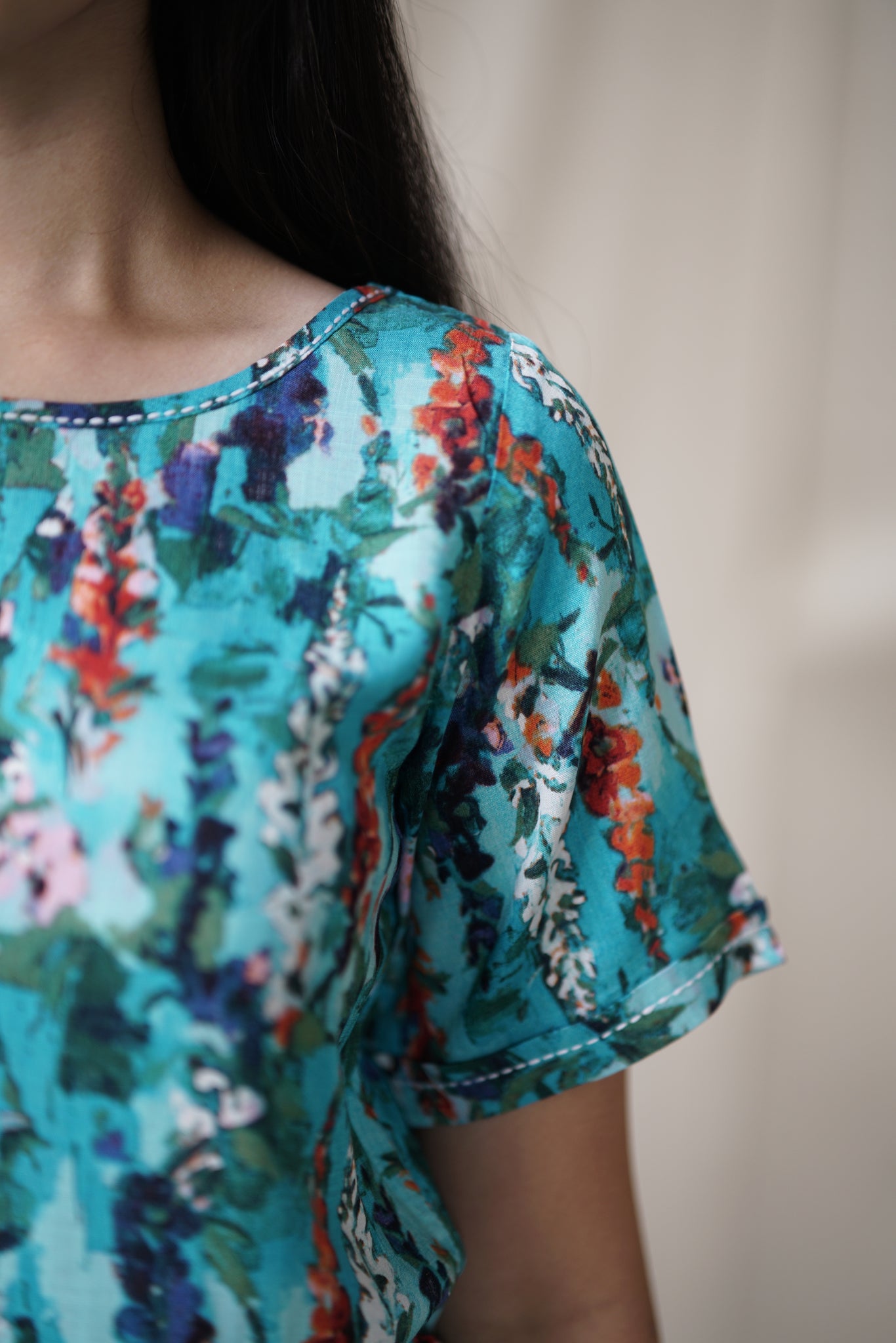 Mille Top | Asymmetric Cotton Rayon Top
