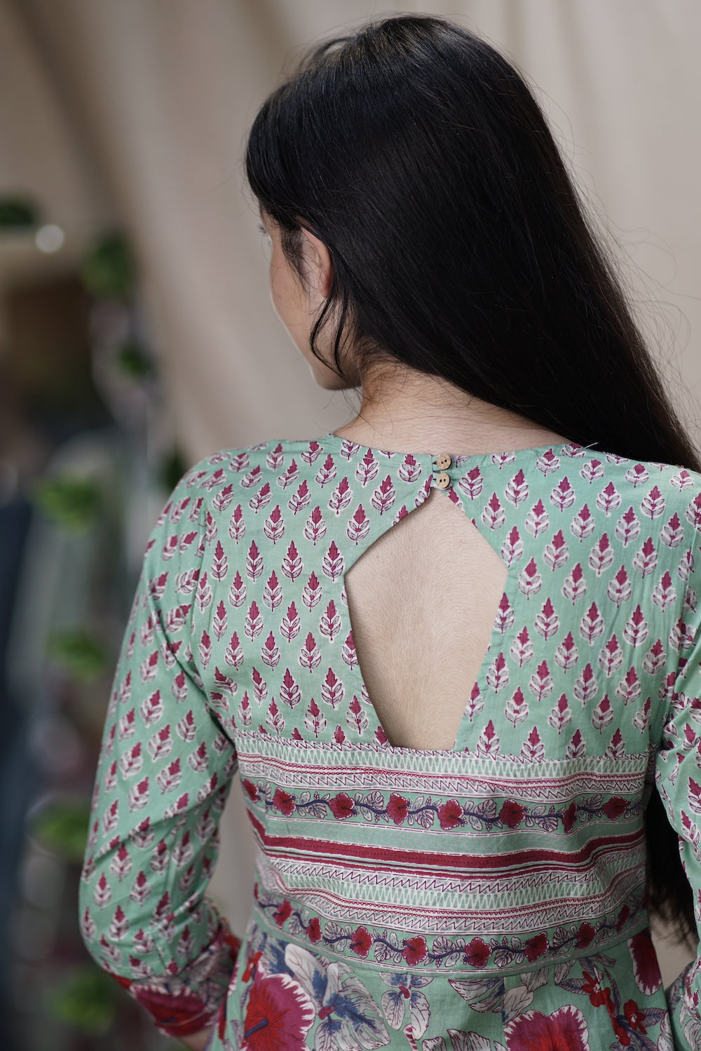 Adrika | Cotton Printed Anarkali