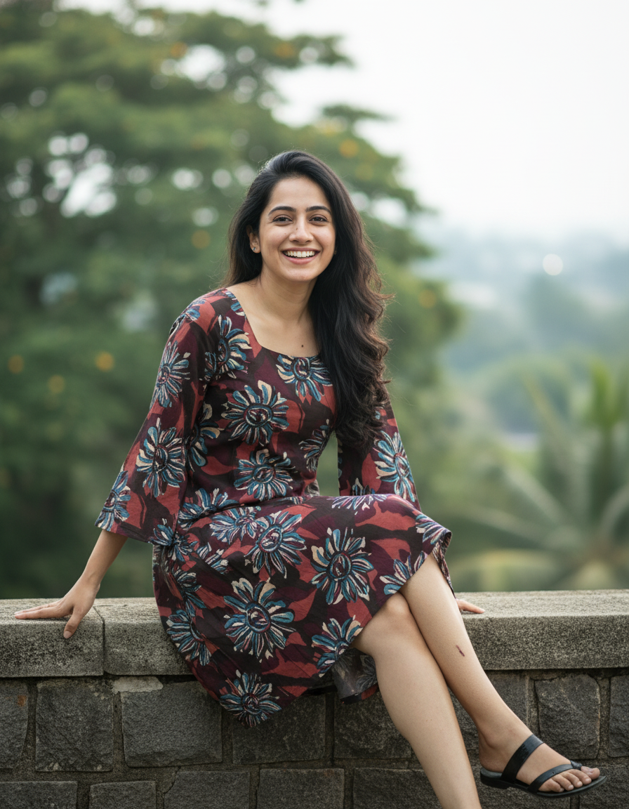 Kenya Dress | Cotton Cambric Short Dress